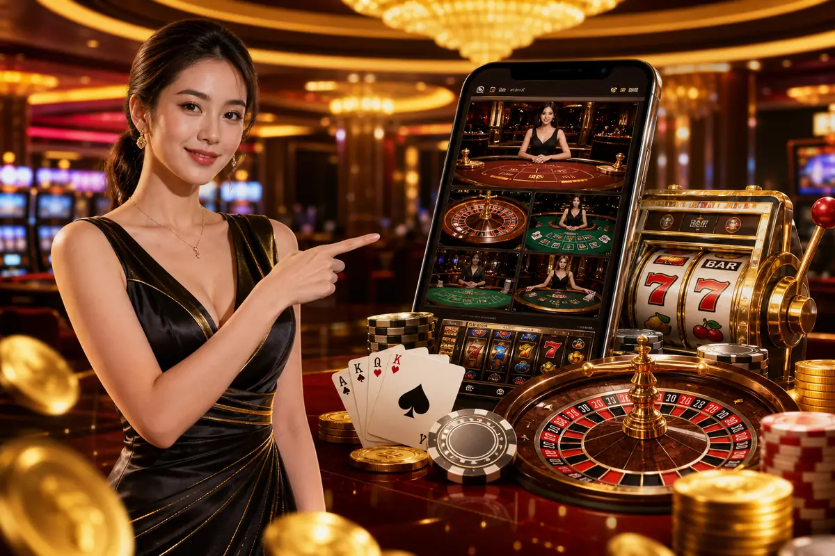 oren888 Casino meja live dealer baccarat